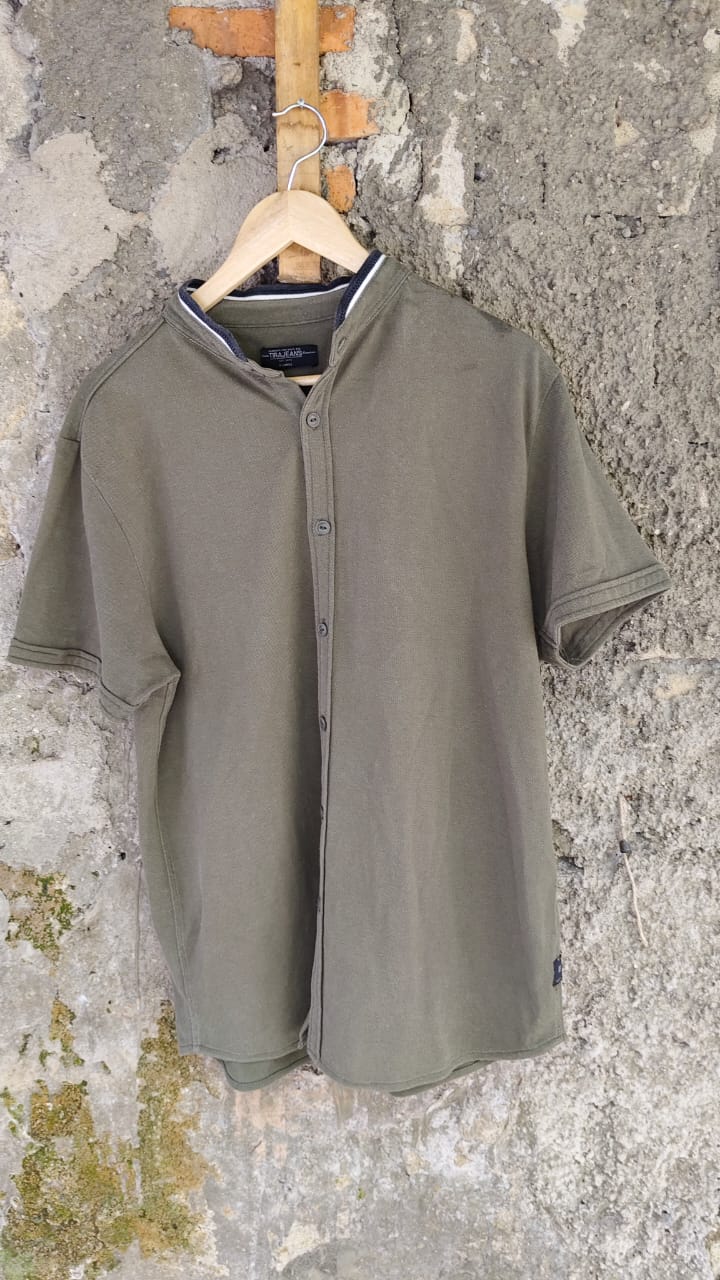 Preloved Kemeja Broodis Biru XXL